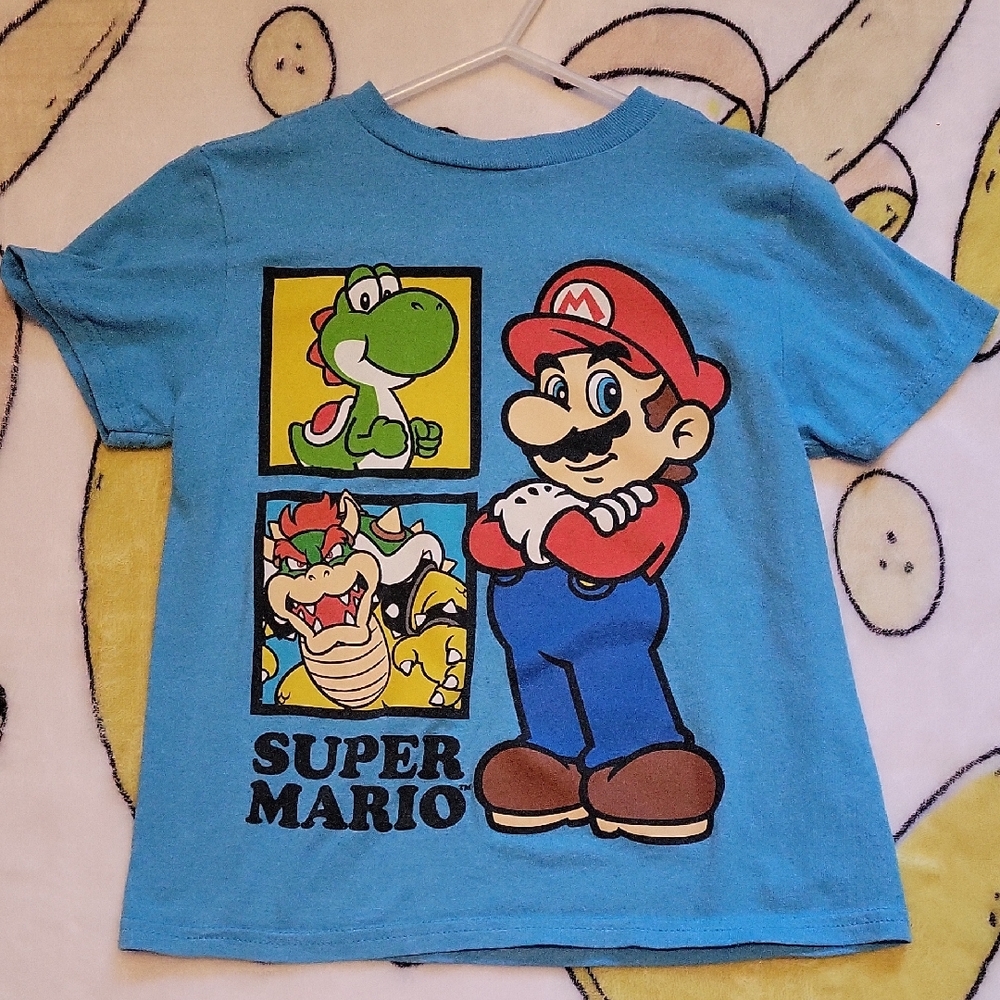 Bogo Kids* Nintendo Kids Light Blue Super Mario T-Shirt